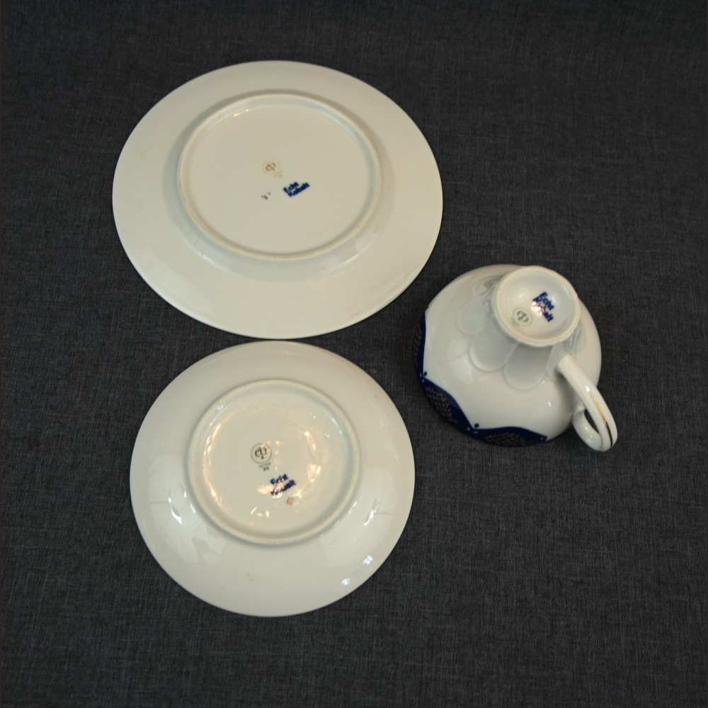 Filiżanka trio zestaw do kawy 