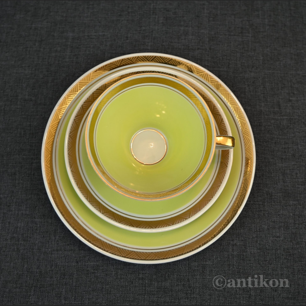 Limonkowe trio stylowa filiżanka Limonkowe trio stylowa filiżanka