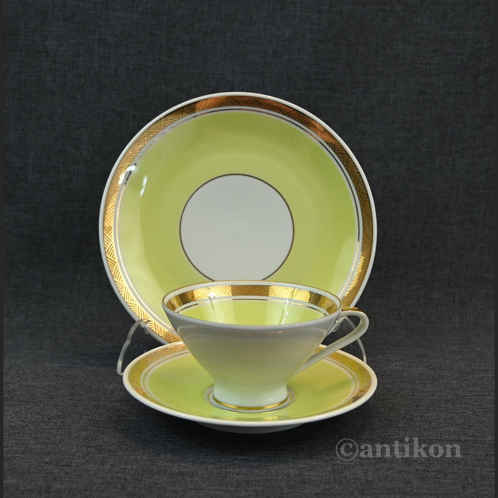 Limonkowe trio stylowa filiżanka Limonkowe trio stylowa filiżanka