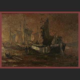 ZAŁADUNEK W PORCIE ŚWIETNY OBRAZ OLEJNY NA PŁÓTNIE ZAŁADUNEK W PORCIE ŚWIETNY OBRAZ OLEJNY NA PŁÓTNIE