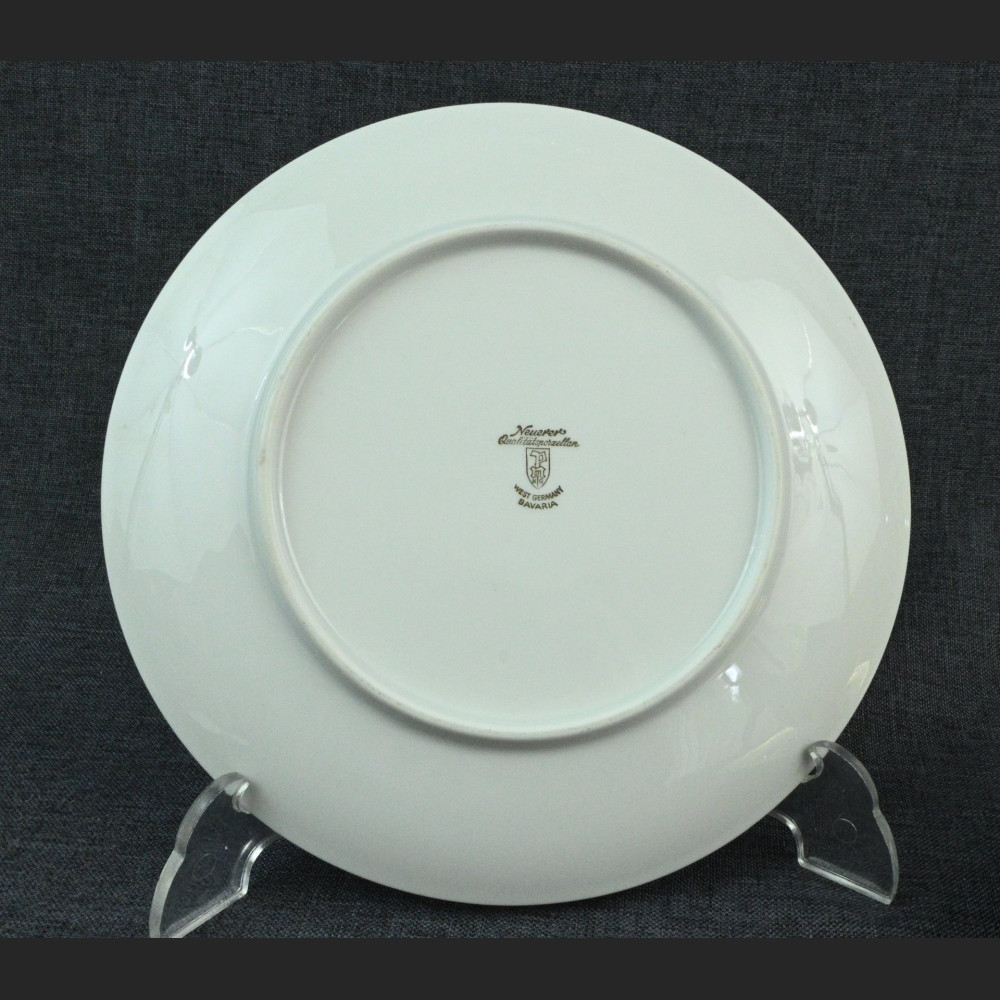 Stare trio porcelanowe czerwono złote 