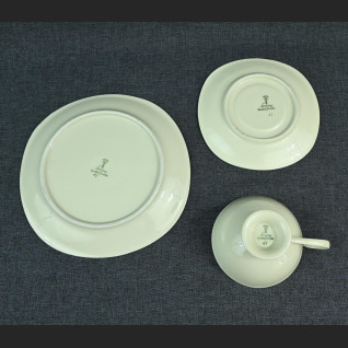 Bawarskie trio porcelanowe do kolekcji 