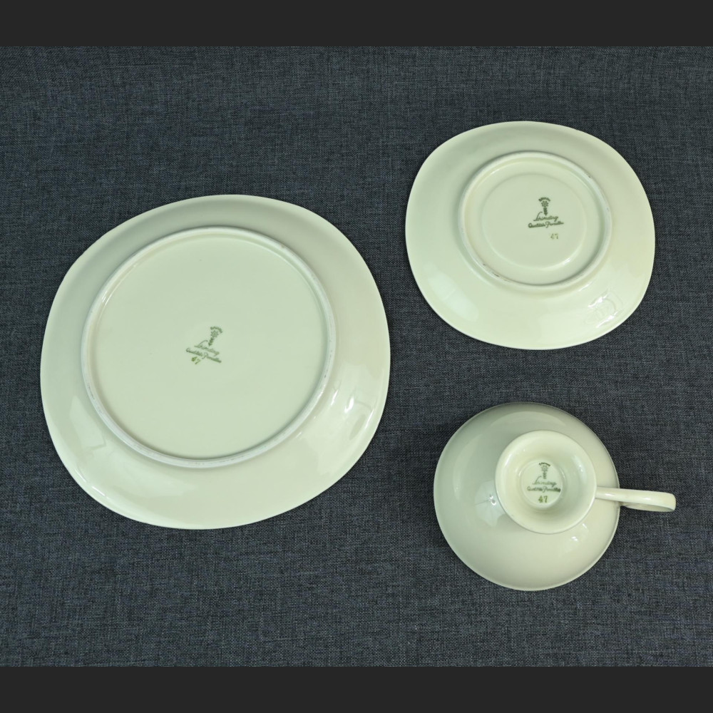 Bawarskie trio porcelanowe do kolekcji 