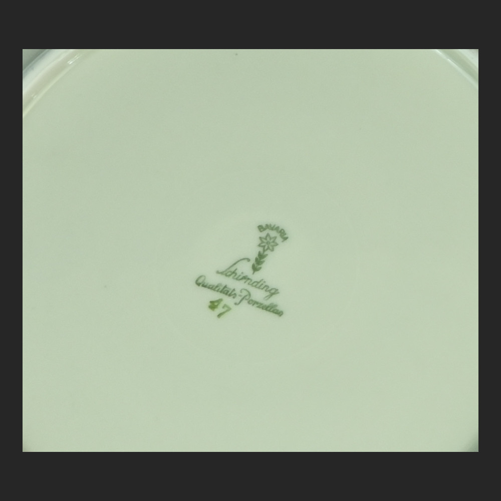 Bawarskie trio porcelanowe do kolekcji 