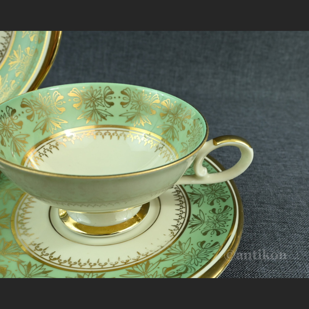 Bawarskie trio porcelanowe do kolekcji 