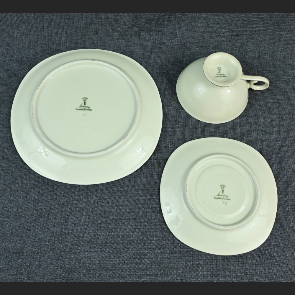 Zestaw śniadaniowy stare trio porcelanowe Zestaw śniadaniowy stare trio porcelanowe