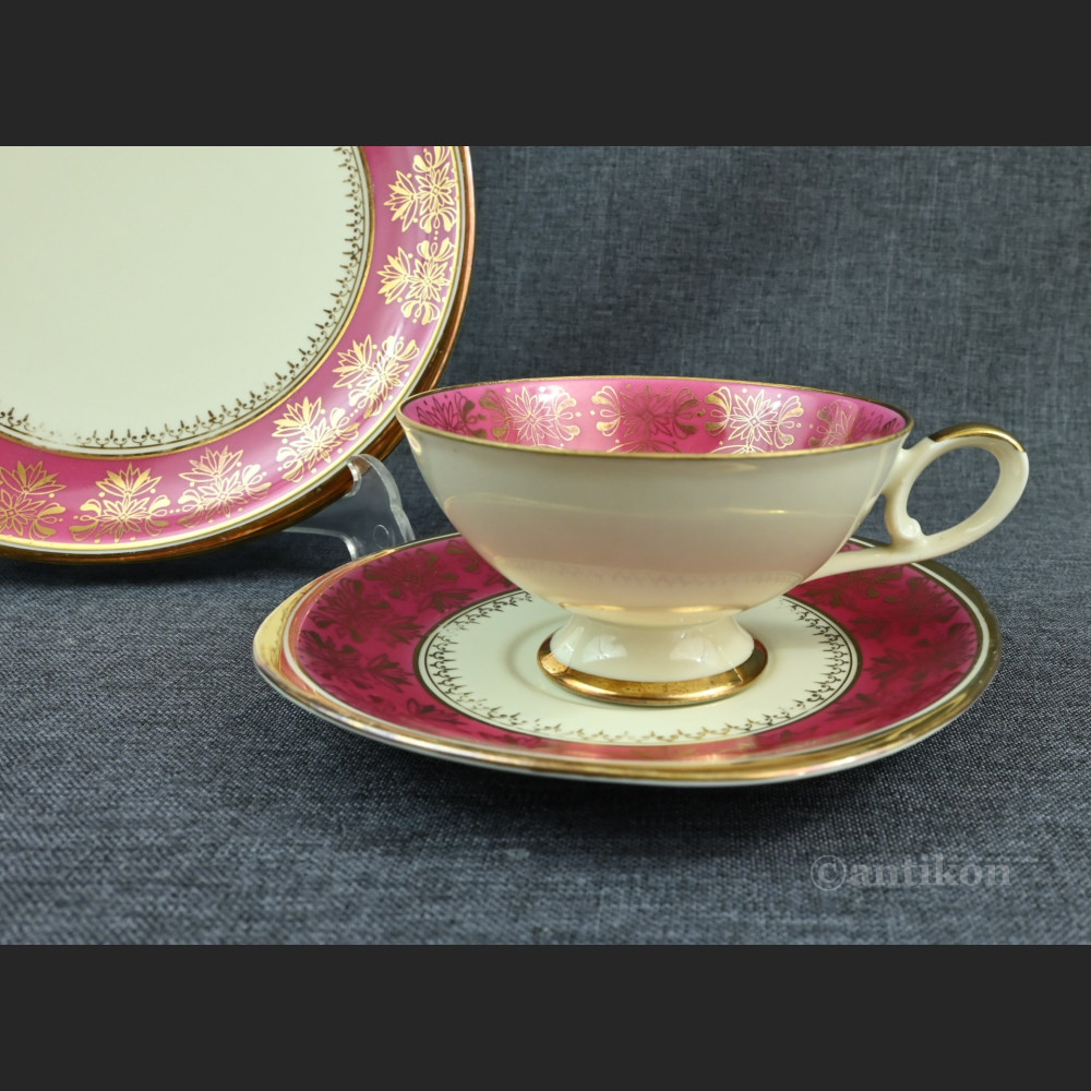 Zestaw śniadaniowy stare trio porcelanowe Zestaw śniadaniowy stare trio porcelanowe