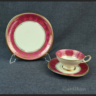 Zestaw śniadaniowy stare trio porcelanowe Zestaw śniadaniowy stare trio porcelanowe