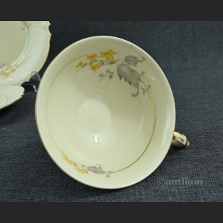 Trio porcelanowe forsycja kremowa porcelana Trio porcelanowe forsycja kremowa porcelana