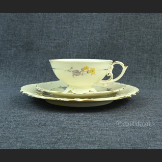 Trio porcelanowe forsycja kremowa porcelana Trio porcelanowe forsycja kremowa porcelana