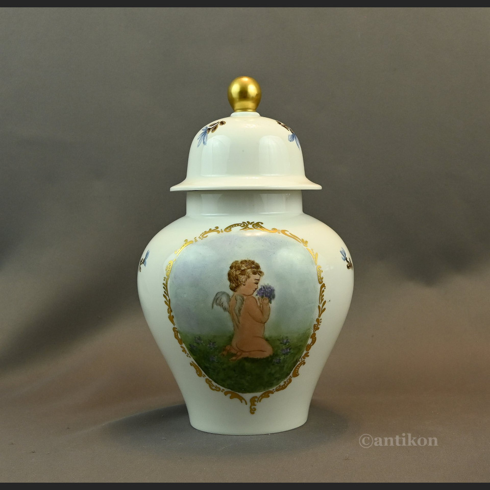 Wazon z Madonną Rosenthal ręcznie malowany Wazon z Madonną Rosenthal ręcznie malowany