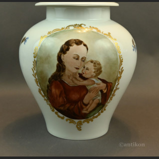 Wazon z Madonną Rosenthal ręcznie malowany Wazon z Madonną Rosenthal ręcznie malowany