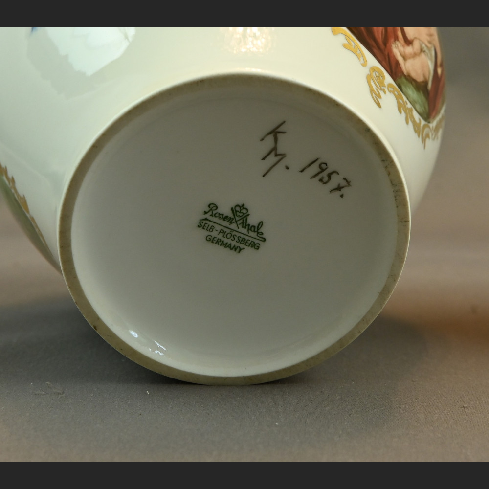 Wazon z Madonną Rosenthal ręcznie malowany Wazon z Madonną Rosenthal ręcznie malowany