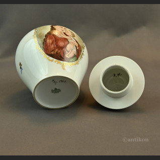 Wazon z Madonną Rosenthal ręcznie malowany Wazon z Madonną Rosenthal ręcznie malowany