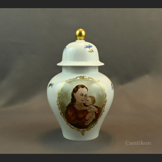 Wazon z Madonną Rosenthal ręcznie malowany Wazon z Madonną Rosenthal ręcznie malowany