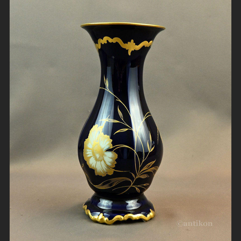 Wazon Rosenthal Pompadour granatowy 