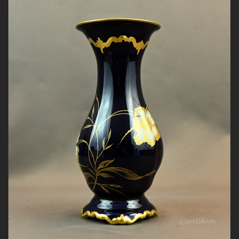 Wazon Rosenthal Pompadour granatowy 