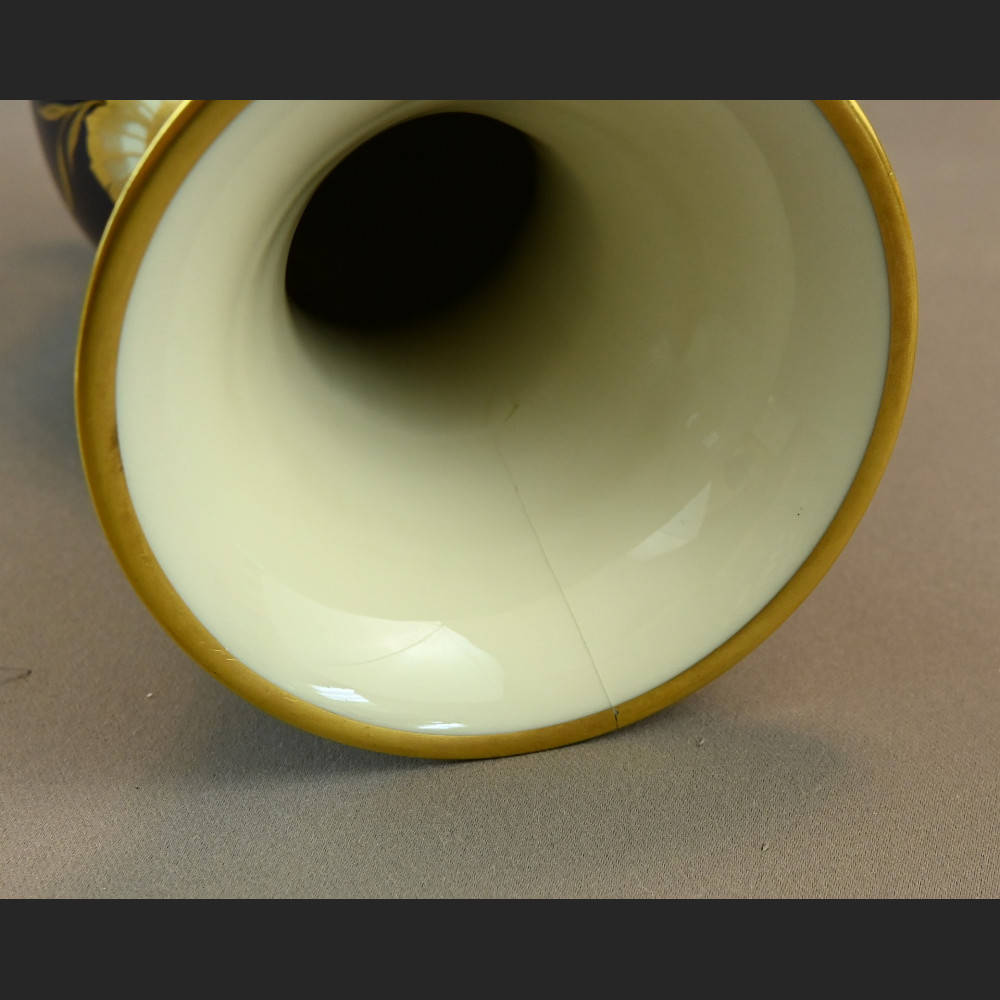 Wazon Rosenthal Pompadour granatowy 