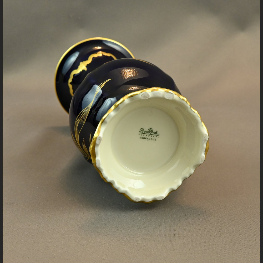 Wazon Rosenthal Pompadour granatowy 