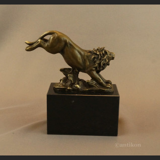 Figurka lew z brązu  Figurka lew z brązu