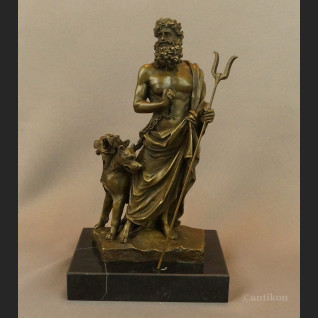 Rzeźba Hades z Cerberem figurka z brązu  Rzeźba Hades z Cerberem figurka z brązu