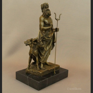 Rzeźba Hades z Cerberem figurka z brązu  Rzeźba Hades z Cerberem figurka z brązu