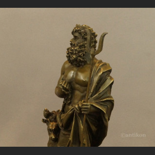 Rzeźba Hades z Cerberem figurka z brązu  Rzeźba Hades z Cerberem figurka z brązu