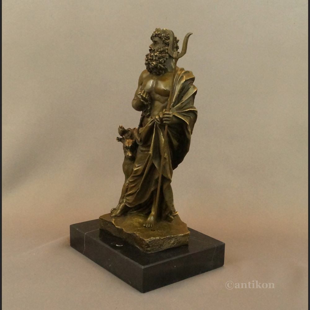 Rzeźba Hades z Cerberem figurka z brązu  Rzeźba Hades z Cerberem figurka z brązu