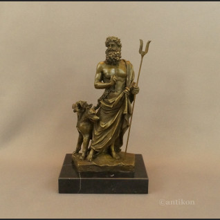 Rzeźba Hades z Cerberem figurka z brązu  Rzeźba Hades z Cerberem figurka z brązu