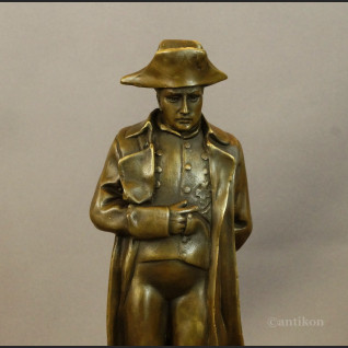 Rzeźba Napoleon figurka z brązu 