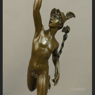 Hermes figurka na prezent z brązu  Hermes figurka na prezent z brązu