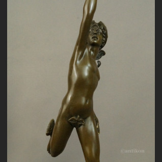 Hermes figurka na prezent z brązu  Hermes figurka na prezent z brązu