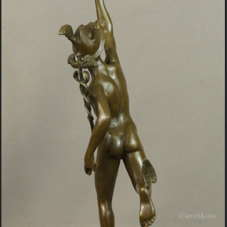 Hermes figurka na prezent z brązu  Hermes figurka na prezent z brązu