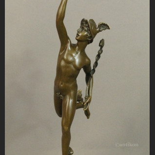 Hermes figurka na prezent z brązu  Hermes figurka na prezent z brązu