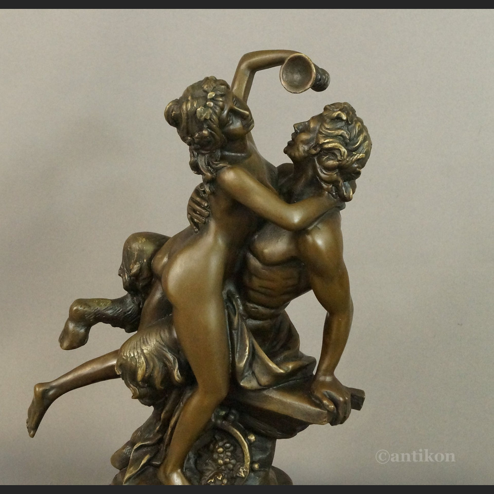Faun i nimfa rzeźba do salonu  Faun i nimfa rzeźba do salonu