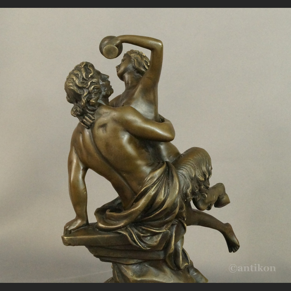 Faun i nimfa rzeźba do salonu  Faun i nimfa rzeźba do salonu