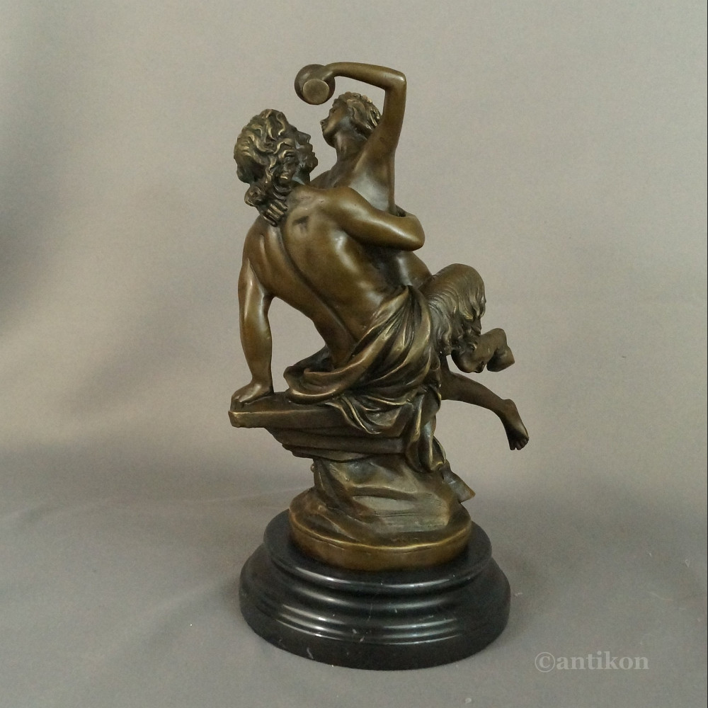 Faun i nimfa rzeźba do salonu  Faun i nimfa rzeźba do salonu