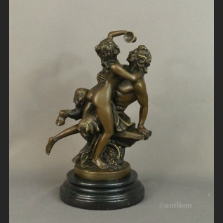 Faun i nimfa rzeźba do salonu  Faun i nimfa rzeźba do salonu