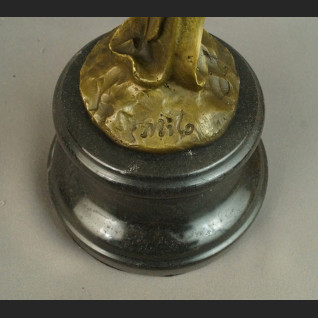 Duża tancerka z kołem rzeźba brąz 