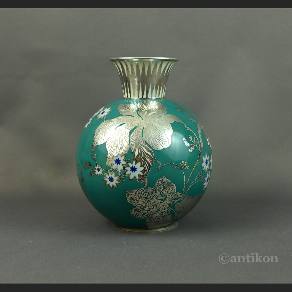 Wazon Rosenthal w srebrze antyki  Wazon Rosenthal w srebrze antyki