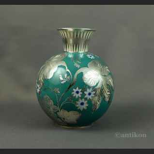 Wazon Rosenthal w srebrze antyki  Wazon Rosenthal w srebrze antyki