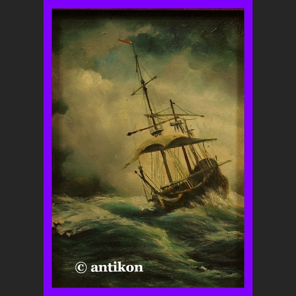 NOKTRUN OKRĘT NA MORZU CUDNY OBRAZ ZŁOCONA RAMA NOKTRUN OKRĘT NA MORZU CUDNY OBRAZ ZŁOCONA RAMA