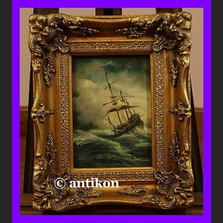 NOKTRUN OKRĘT NA MORZU CUDNY OBRAZ ZŁOCONA RAMA NOKTRUN OKRĘT NA MORZU CUDNY OBRAZ ZŁOCONA RAMA