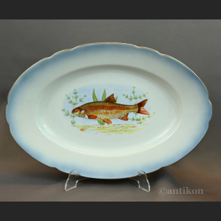 Serwis do ryb Ćmielów stara porcelana 