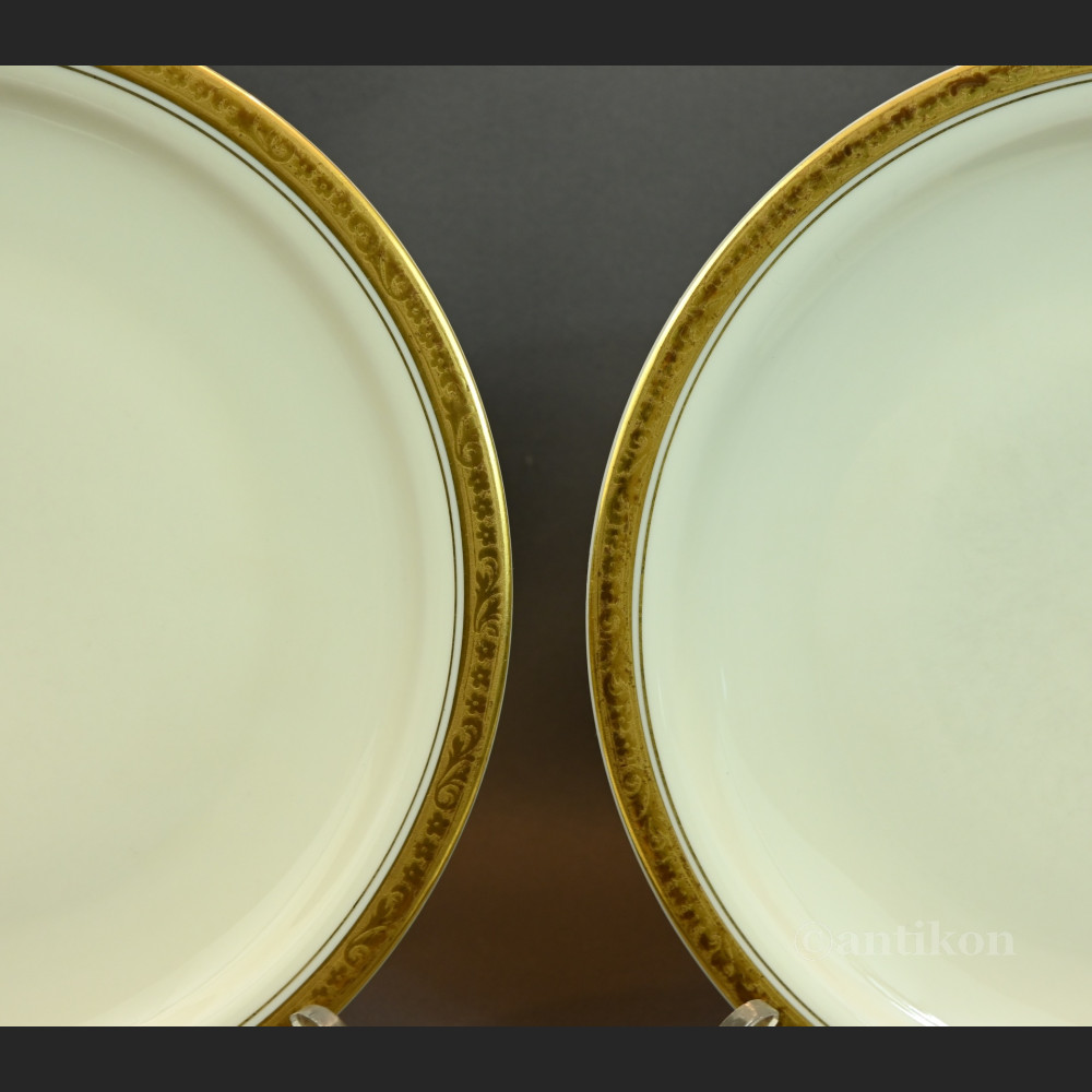 Talerze deserowe ecru Krautheim 