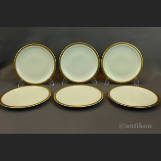 Talerze deserowe ecru Krautheim 