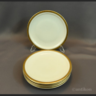 Talerze deserowe ecru Krautheim 