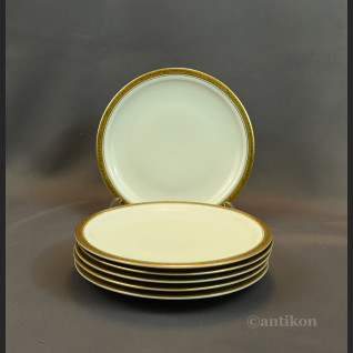 Talerze deserowe ecru Krautheim 