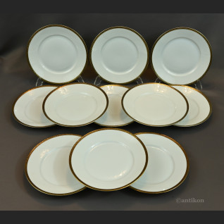 Rosenthal talerze deserowe białe 11 szt 