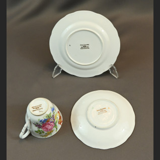 Zestaw dla dwojga romantyczna porcelana 